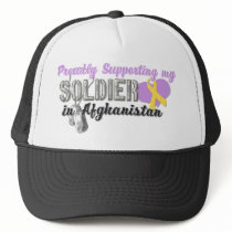 Proudly Supporting My Soldier in Afghanistan hats