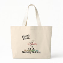 ProudMom of a Nursing Student Canvas Bags