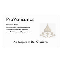 ProVaticanus Schedula Business Card Templates
