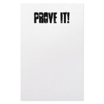 Prove It! Stationery Design