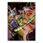 Provencal bags greeting card