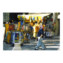 Provencal fabrics, Cours Mirbeau, Provence posters by drjwtaylor Provencal fabrics, Cours Mirbeau, Provence posters