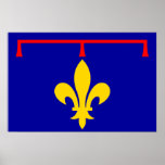 Provence (Alternate), France flag Poster