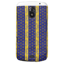Provence South of France French Blue/Gold Pattern Galaxy Nexus Cover