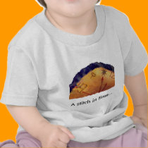 Proverb in Medieval Style, Acrylic Painting t-shirts