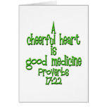 Proverbs 17:22 greeting cards