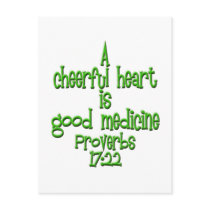 Proverbs 17:22 post cards