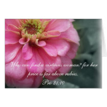 Proverbs 31 Collection ~ Pro 31:10 Card
