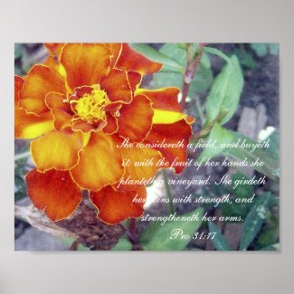 Proverbs 31 Collection ~ Pro 31:17 print