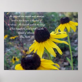 Proverbs 31 Collection~ Pro 31:26-27 print