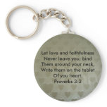 Proverbs 3:3 key chain