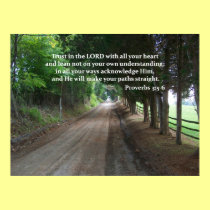 Proverbs 3:5-6 Christian Bible Verse Poster posters by tshirts4christians Proverbs 3:5-6 Christian Bible Verse Poster posters