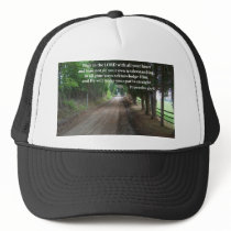 Proverbs 3:5-6 Christian Bible Verse Poster Mesh Hat