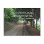 Proverbs 3:5-6 Christian Bible Verse Poster Post Card