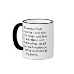 Proverbs 3:5-6 Customized Mug