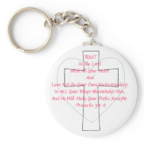 Proverbs 3:5-6 keychains