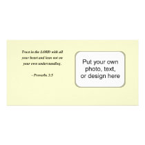 PROVERBS 3:5 PHOTO CARDS