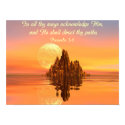 Proverbs 3:6 Bible Verse Christian Poster posters by tshirts4christians Proverbs 3:6 Bible Verse Christian Poster posters