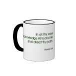 Proverbs 3:6 cup coffee mug
