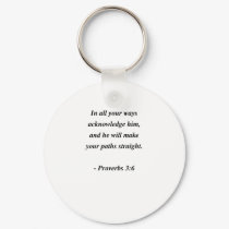 PROVERBS 3:6 keychains by Christianity PROVERBS 3:6 keychains