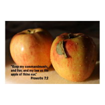 Proverbs 7:2 Scripture Poster posters by cherylarogers Proverbs 7:2 Scripture Poster posters