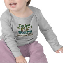 Proverbs 9:10 tee shirts