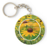 Proverbs - Black-Eyed Susans Keychain