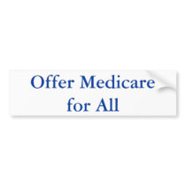 Provide Medicare for All bumper stickers