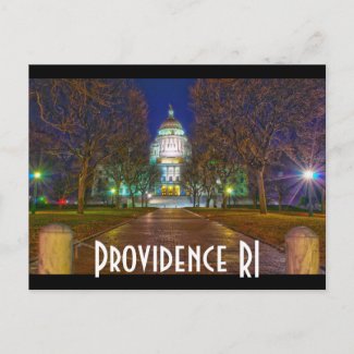 Providence RI postcard