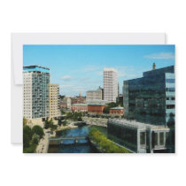 Providence RI Skyline Personalized Invitations