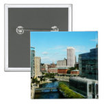 Providence RI Skyline Pinback Buttons