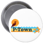 Provincetown "Beach" Design. Button