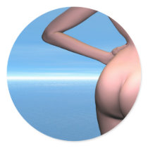 Provocative bottom stickers