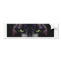 PROWLING PANTHER bumper stickers