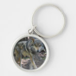 Prowling Wolf Keychain