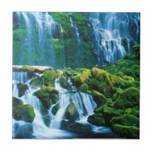 Proxy Falls, Oregon Ceramic Tile