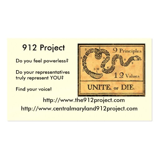 Proyecto 912 tarjetas personales