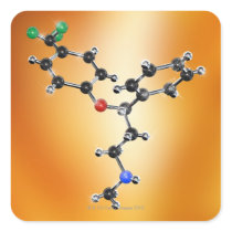 Prozac. Molecular model of the antidepressant Sticker