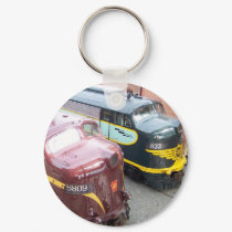 PRR E8A 5809 and ERIE E8A 833 @ Steamtown keychains