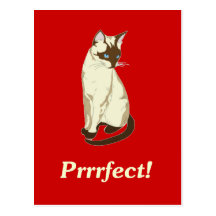 ¡Prrrfect! Tarjeta Postal