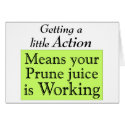Prune juice cards