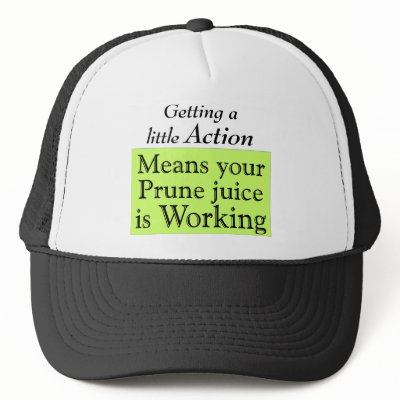 Prune juice hat by justabitoffun