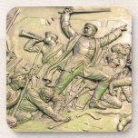 Prussian Soldiers Battle Scene, Sepia Tint(4) Coaster Prussian Soldiers Battle Scene, Sepia Tint(4) Coaster