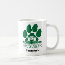 pryde logo green, Teamwork Coffee Mugs