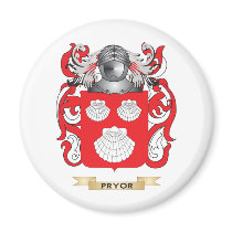 Pryor Coat of Arms (Family Crest) Fridge Magnet