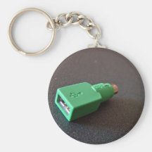 PS/2 motherboard to USB mouse adaptor Keychains