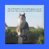 Psa. 27:14 Wait for the Lord magnets
