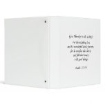 Psalm107:8-9.  Give thanks to the Lord 3 Ring Binders