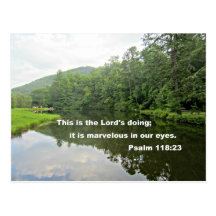 Psalm 118:23 postcards