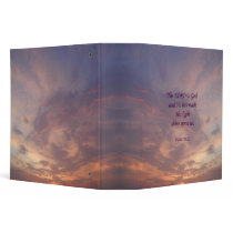 Psalm 118:27 Lord Is God 3 Ring Binder